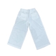 Pantalón de pana blanco acampanado para niña.