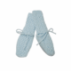 Patucos bota Florencia azul celeste de punto calado con lazada. Hecho en España. Tallas 1 y 3 meses