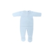 pelele Florencia blanco, pelele recién nacido blanco, pelele punto bebé, ropa de punto infantil hecha en España, colección Florencia, pelele elegante bautizo, pelele 1 a 3 meses