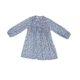 Vestido castaño infantil de la colección invierno con estampado floral y manga larga. Combina con el jesusito y el peto de la colección castaño. Tallas de 4 a 10 años