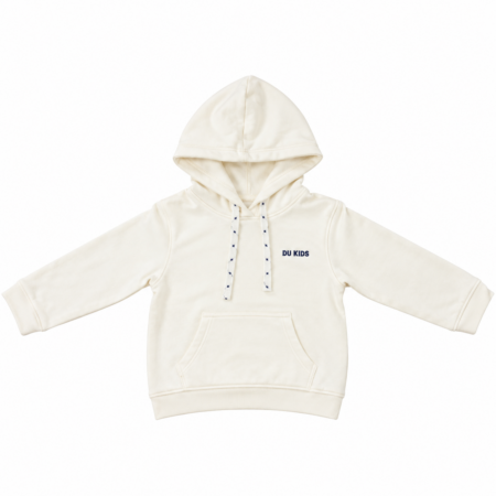 ista frontal de la sudadera Star de punto fino con detalle o motivo de estrellas en el centro del pecho.